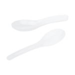 [1,000 ct] Med-Heavy Weight Asian Soup Spoon, White - Image 2