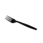 [1,000 ct] PS Plastic Extra Heavy Weight Fork, Black - Image 2