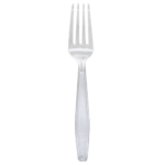 [1,000 ct] PS Plastic Extra Heavy Weight Fork, Clear