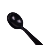 [1,000 ct] PS Plastic Extra Heavy Weight Soup Spoons, Black - Image 4