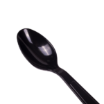 [1,000 ct] PS Plastic Extra Heavy Weight Tea Spoons, Black - Image 5