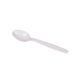 [1,000 ct] PS Plastic Extra Heavy Weight Tea Spoons, White - Image 3