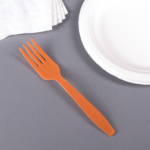 [1,000 ct] PP Plastic Extra Heavy Weight Forks, Orange - Image 4