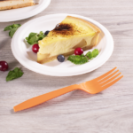 [1,000 ct] PP Plastic Extra Heavy Weight Forks, Orange