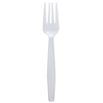 [1,000 ct] PP Plastic Extra Heavy Weight Forks, White - Image 5