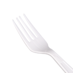 [1,000 ct] PP Plastic Extra Heavy Weight Forks, White - Image 2