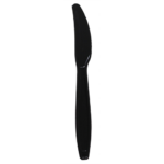 [1,000 ct] PP Plastic Extra Heavy Weight Knives, Black - Image 5