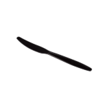 [1,000 ct] PP Plastic Extra Heavy Weight Knives, Black - Image 2