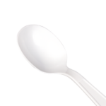[1,000 ct] PP Plastic Extra Heavy Weight Soup Spoons, White - Image 2