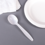 [1,000 ct] PP Plastic Extra Heavy Weight Soup Spoons, White - Image 4