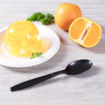 [1,000 ct] PP Plastic Extra Heavy Weight Tea Spoons, Black - Image 3