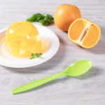 [1,000 ct] PP Plastic Extra Heavy Weight Tea Spoons, Green