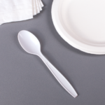 [1,000 ct] PP Plastic Extra Heavy Weight Tea Spoons, White - Image 4