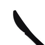 [1,000 ct] PS Plastic Medium Weight Knives Bulk Box, Black - Image 5