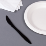 [1,000 ct] PS Plastic Medium Weight Knives Bulk Box, Black - Image 7