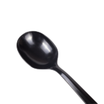 [1,000 ct] PS Plastic Medium Weight Soup Spoons Bulk Box, Black - Image 5
