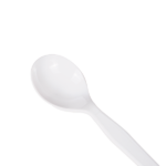[1,000 ct] PS Plastic Medium-Heavy Weight Soup Spoons Bulk Box, White - Image 3