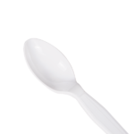 [1,000 ct] PS Plastic Medium-Heavy Weight Tea Spoons Bulk Box, White - Image 5