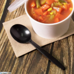 [1,000 ct] PP Plastic Premium Extra Heavy Weight Soup Spoon, Black - Image 3