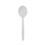 [1,000 ct] PP Plastic Premium Extra Heavy Soup Spoon, White - Image 4