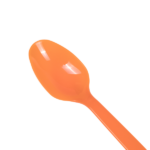 [1,000 ct] PS Plastic Heavy Weight Tea Spoons, Orange - Image 4