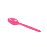 [1,000 ct] PS Plastic Heavy Weight Tea Spoons, Pink - Image 2