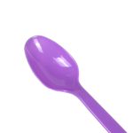 [1,000 ct] PS Plastic Heavy Weight Tea Spoons, Purple - Image 4