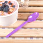 [1,000 ct] PS Plastic Heavy Weight Tea Spoons, Purple - Image 7