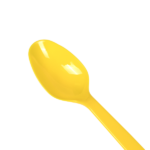 [1,000 ct] PS Plastic Heavy Weight Tea Spoons, Yellow - Image 3