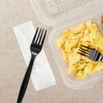 [500 sets] PP Plastic Heavy Weight Cutlery Kits (Fork, 1-ply Napkin), Black