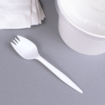 [1,000 ct] PP Plastic Medium Weight Sporks, White - Image 4