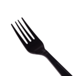 [1,000 ct] PS Plastic Heavy Weight Forks Wrapped, Black - Image 4