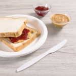 [1,000 ct] PS Plastic Heavy Weight Knives Wrapped, White