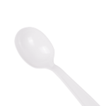 [1,000 ct] PS Plastic Heavy Weight Soup Spoons Wrapped, White - Image 4