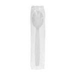 [1,000 ct] PS Plastic Extra Heavy Weight Tea Spoons Wrapped, White