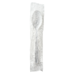 [1,000 ct] PP Heavy-Weight Tea Spoon Wrapped, White - Image 2