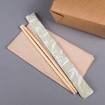 [1,000 Pairs] 9" Individually Wrapped Bamboo Chopsticks, Bamboo - Image 4