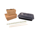 [1,000 Pairs] 9" Individually Wrapped Bamboo Chopsticks, Bamboo - Image 3