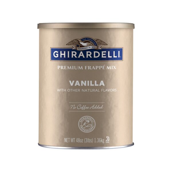 Ghirardelli Vanilla Frappe - Can (3 lbs)