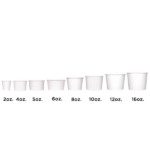 [600 ct] 32 oz Paper Food Containers | 142 mm | White - Image 7