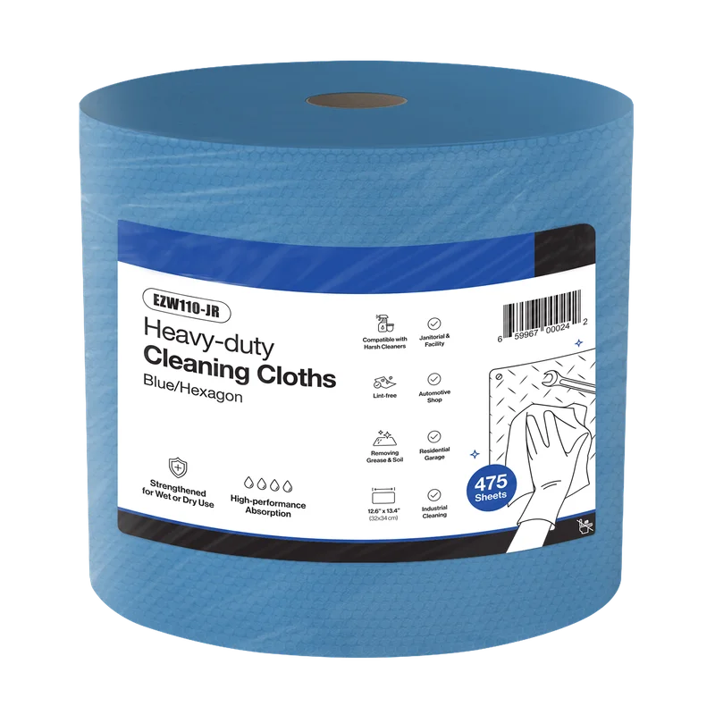 EZW110-JR-2 Heavy Duty Non-Woven Blue (jumbo roll) - Image 1