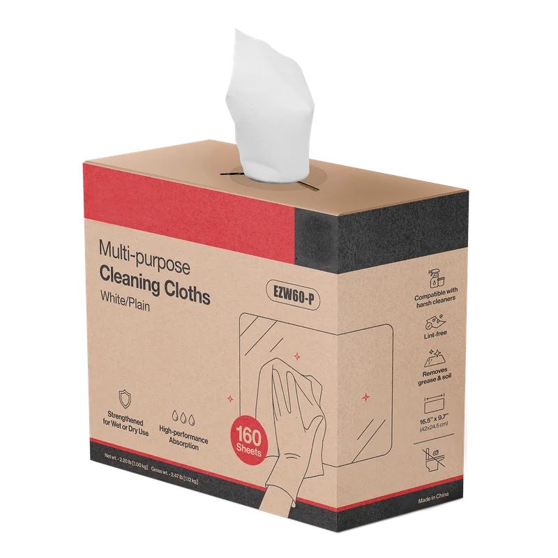 EZW60-P-2 General Purpose Non-Woven White (case of 8) - Image 1