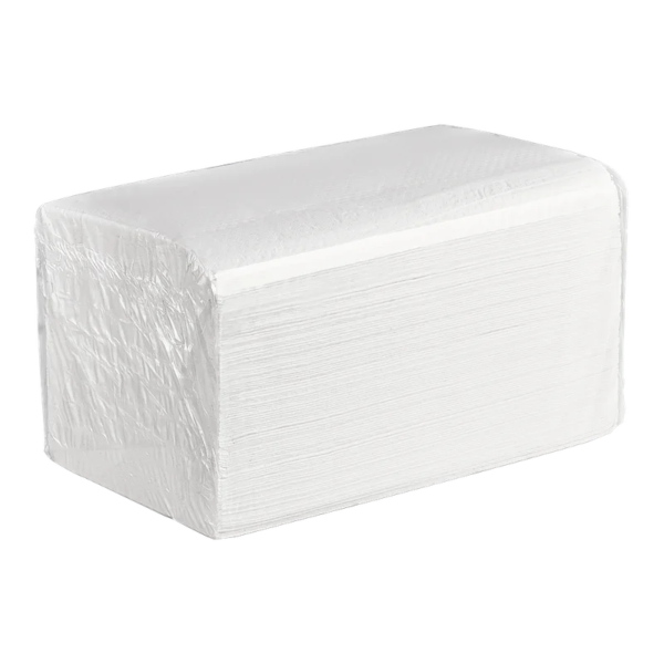 2 Ply Virgin White V-Fold Napkin Paper [250 sheets/pack] (case of 24)